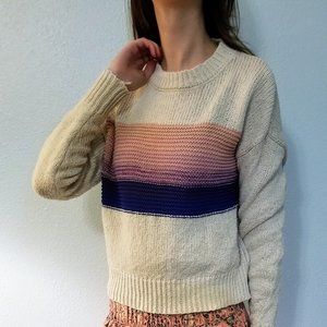 !!3 FOR $25 -- Forever 21 Cotton Blend Stripe Sweater